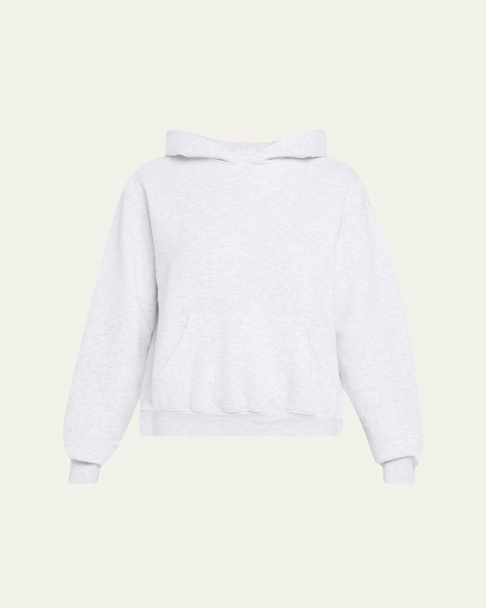 Cotton Fleece Hooded Pullov
